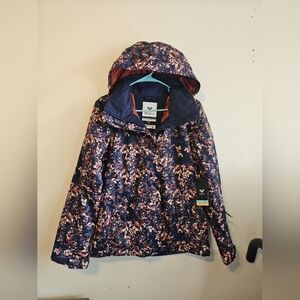 Roxy Women's JETTY Dryflight  Floral Ski and Snowboard Jacket Size S